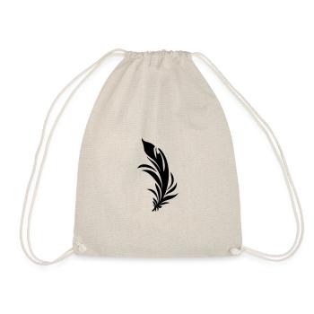 Feather - Drawstring Bag - nature - Front