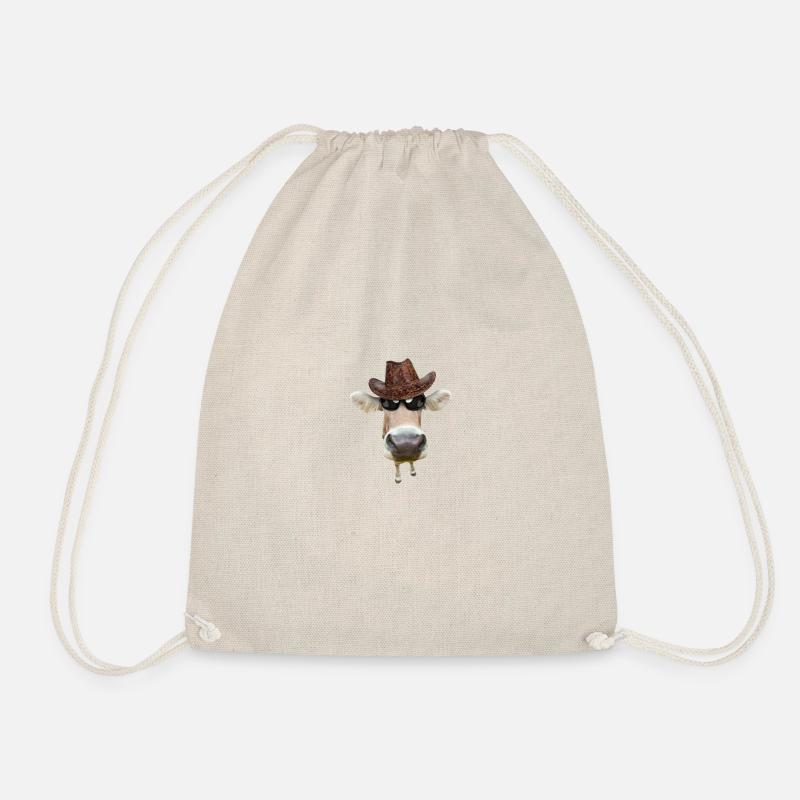 Kuh Design - Turnbeutel - Natur