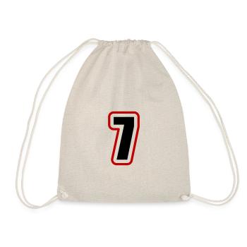 7 Number College - Drawstring Bag - nature - Front