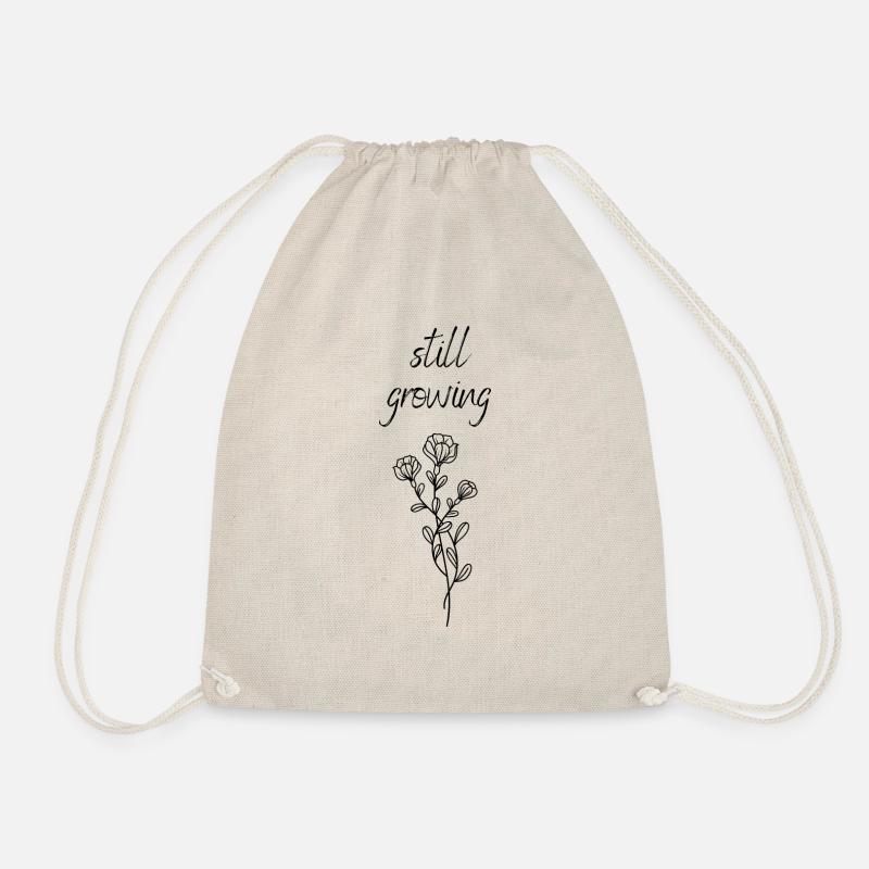 Still growing - Drawstring Bag - nature