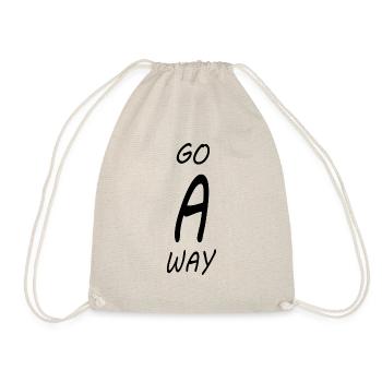 Go a way - Turnbeutel - Natur - Vorne
