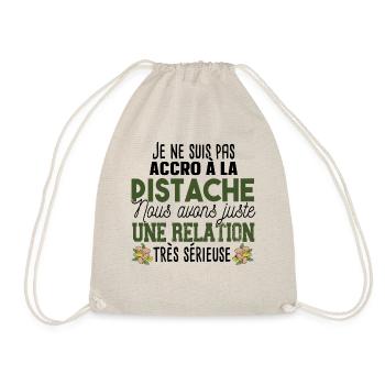 Pistache Apéro Glace Gourmand Humour Cadeau - Sac de sport léger - nature - Devant