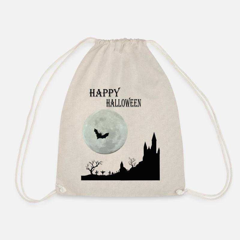 Happy Halloween - Turnbeutel - Natur