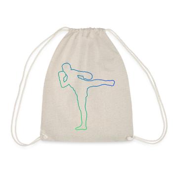 Boxe Thaï Boxeur Thaï Muay Thai Boxe Thaï - Sac de sport léger - nature - Devant