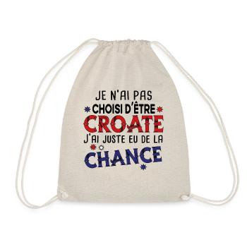 Croate Croatie Europe Cadeau Pays Humour Dubrovnik - Sac de sport léger - nature - Devant
