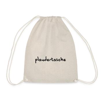 plaudertasche - Turnbeutel - Natur - Vorne