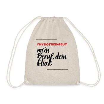 Physiotherapeut - Mein Beruf, Dein Glück. - Turnbeutel - Natur - Vorne
