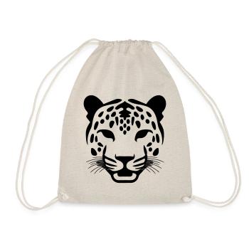 Leopard - Turnbeutel - Natur - Vorne