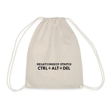 Relationship status CTRL ALT DELETE - Turnbeutel - Natur - Vorne