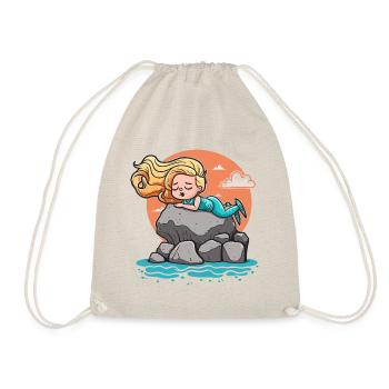 Beachside Beauty - Drawstring Bag - nature - Front