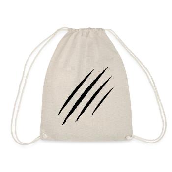 scratch claw wound symbol claws - Drawstring Bag - nature - Front