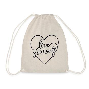 love yourself selbstliebe - Turnbeutel - Natur - Vorne