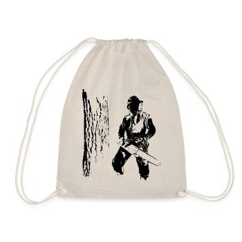 Des forêts et de chêne (monochrome) - Sac de sport léger - nature - Devant
