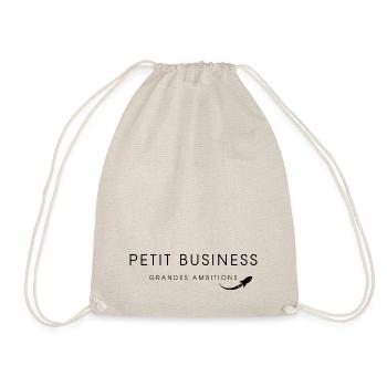 Small Business Big Ambitions 🚀 - Drawstring Bag - nature - Front
