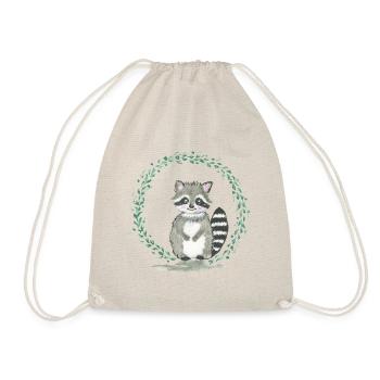 racoon - Drawstring Bag - nature - Front