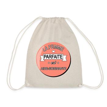 Parfaite aide soignante ! cadeau aide soignante - Sac de sport léger - nature - Devant