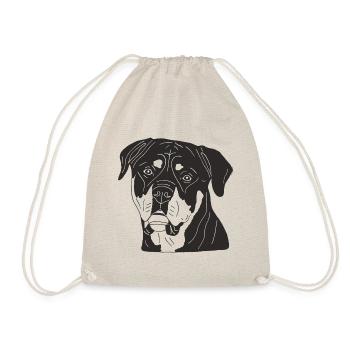 Rottweiler - Turnbeutel - Natur - Vorne