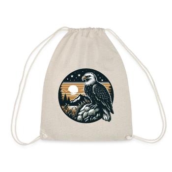 ADLER GREIFVOGEL HABICHT JÄGER FLUG MAJESTÄT FEDER - Turnbeutel - Natur - Vorne