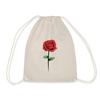 fleur rose - Sac de sport léger - nature - Devant