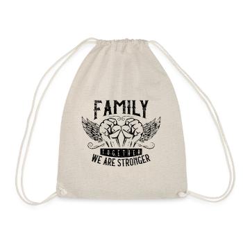 Famille ensemble nous sommes plus forts - Sac de sport léger - nature - Devant