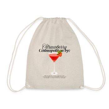 Strawberry Cosmo By XXXX - Drawstring Bag - nature - Front