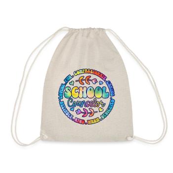 Tie Dye School Board Schulberater - Turnbeutel - Natur - Vorne