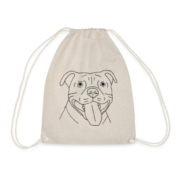 American Staffordshire Terrier - Turnbeutel - Natur - Vorne