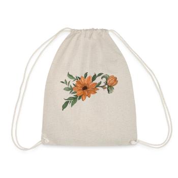 Orange fleur avec bourgeon - Sac de sport léger - nature - Devant