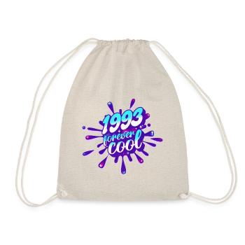 Cool Year 1993 Anniversary 30 Years - Drawstring Bag - nature - Front