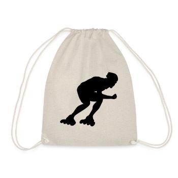inline skating - Drawstring Bag - nature - Front