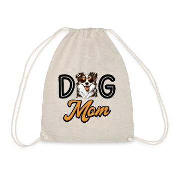 Lovers Dogs Mom Australian Shepherd Dog - Drawstring Bag - nature - Front