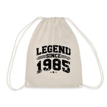 Legend Since 1985 Vintage Birthday Gift - Drawstring Bag - nature - Front