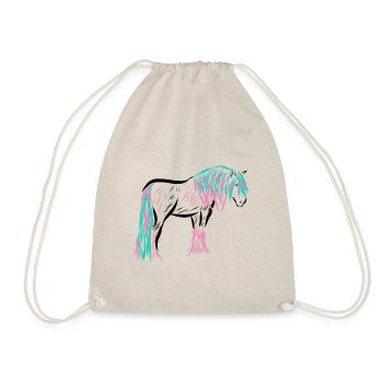 Cheval - Sac de sport léger - nature - Devant
