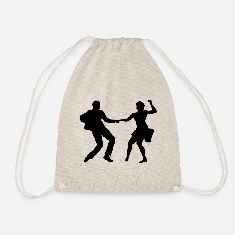 Dance couple, Rock'n'Roll dance, Couple - Drawstring Bag - nature