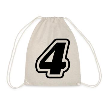 Symbole à 4 chiffres - Sac de sport léger - nature - Devant