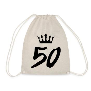 Couronne de 50 numéros - Sac de sport léger - nature - Devant