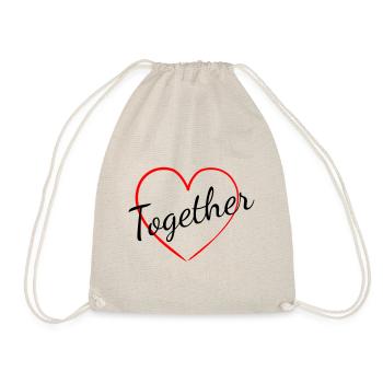 Better Together, Besser zusammen teil 2 - Turnbeutel - Natur - Vorne
