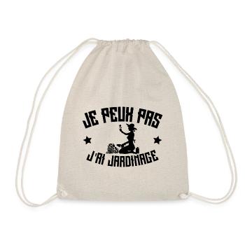 Je Peux Pas J'ai Jardin Cadeau De Jardinage - Sac de sport léger - nature - Devant