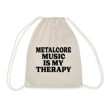 Musikertherapie, Musik, Metalcore - Turnbeutel - Natur - Vorne