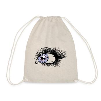 PiexSu - Eye on you - Drawstring Bag - nature - Front