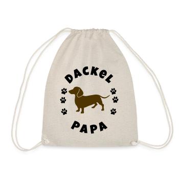 Dackel Papa - Turnbeutel - Natur - Vorne