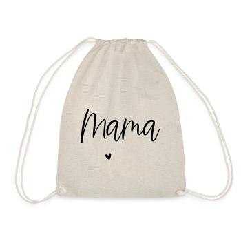 Mama - Turnbeutel - Natur - Vorne