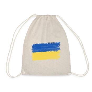 Ukraine Flagge Frieden Unterstützung Kiew Krieg - Turnbeutel - Natur - Vorne