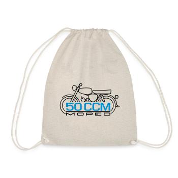 Scooter S50 50 ccm emblem - Drawstring Bag - nature - Front