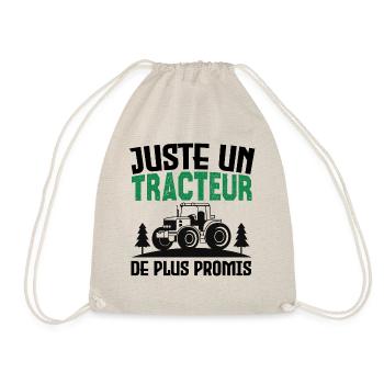 Juste un tracteur. de plus promis. agriculteur - Sac de sport léger - nature - Devant