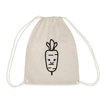 Carotte - Sac de sport léger - nature - Devant