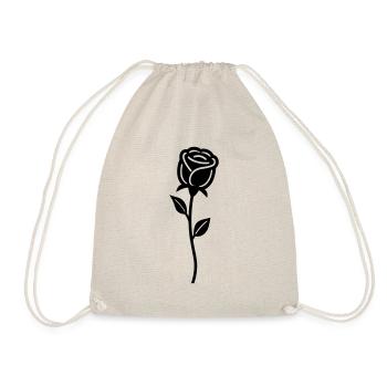 Fleur rose - Sac de sport léger - nature - Devant