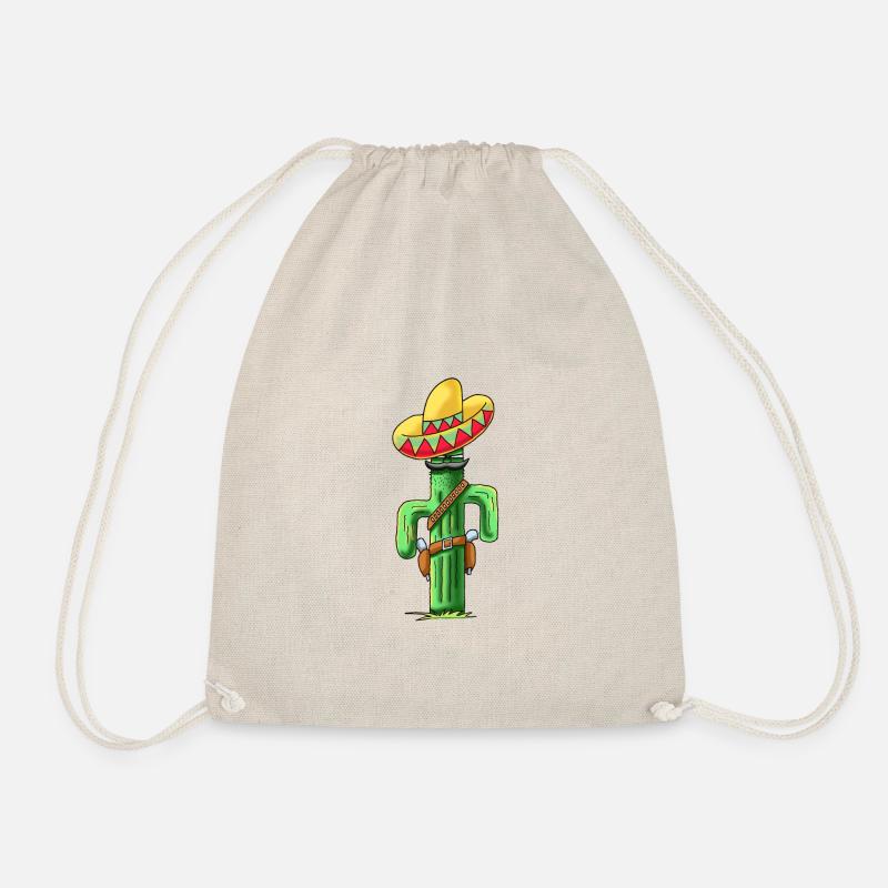 Mexikaner Kaktus - Drawstring Bag - nature