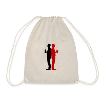 Bachelor Party Party Crew - Drawstring Bag - nature - Front