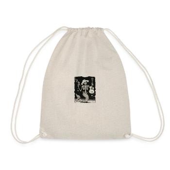 Guitare sirène squelette - Sac de sport léger - nature - Devant